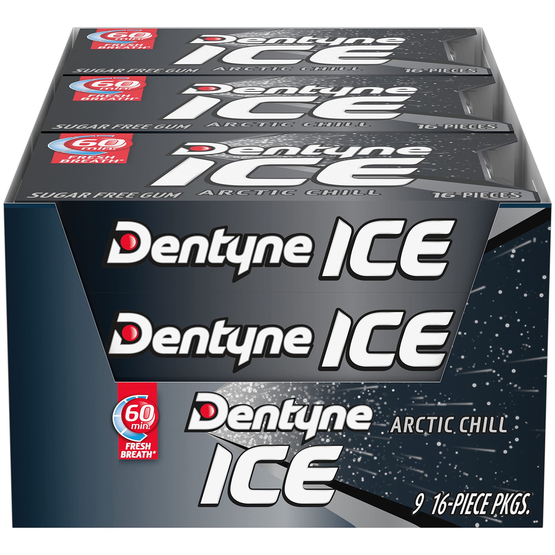 Dentyne Ice Arctic Chill 16 Sticks 9 Count