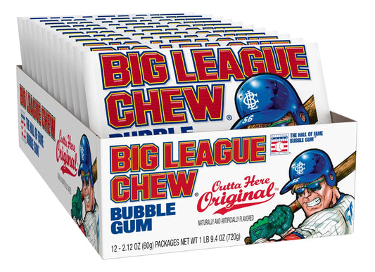 Big League Chew Original 2.12oz 12 Count