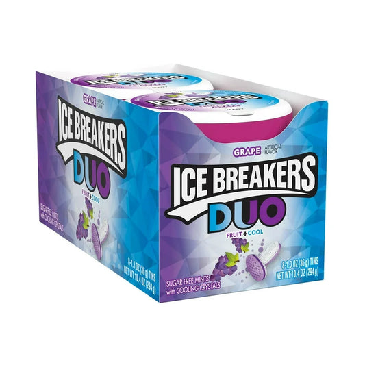 Ice Breakers Duo Grape 1.3oz 8 Count