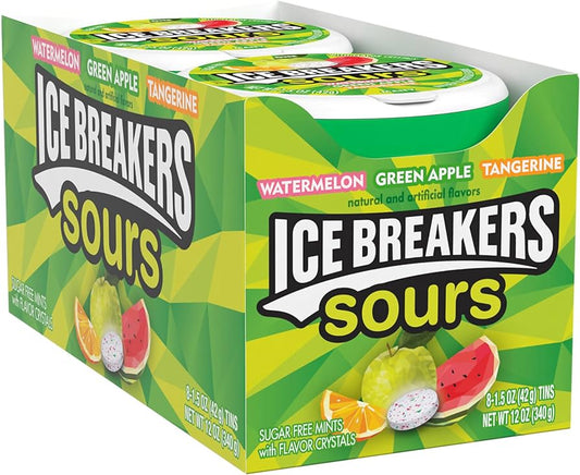 Ice Breakers Sours Assorted Fruit 1.5oz 8 Count