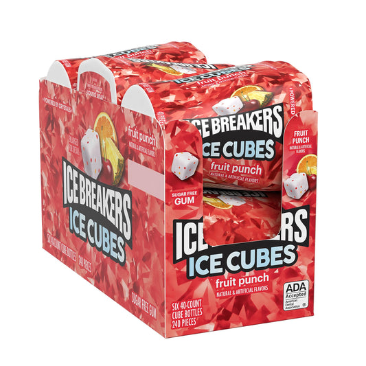 Ice Cubes Fruit Punch 3.24oz 6 Count