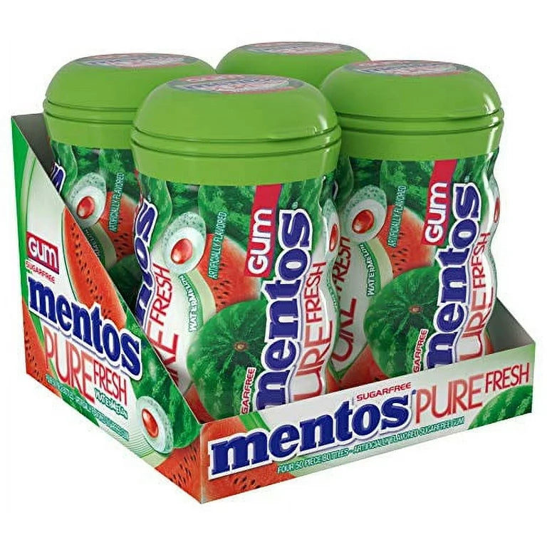 Mentos Gum Watermelon 3.53oz 4 Count
