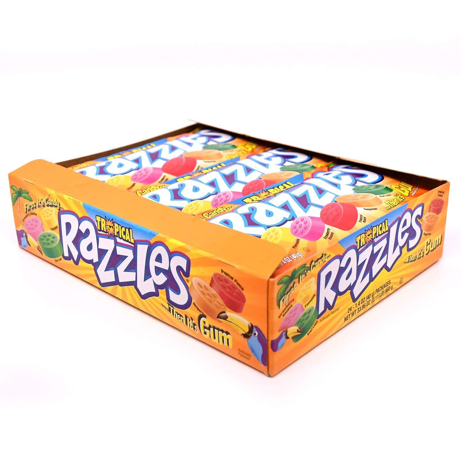 Razzles Tropical 1.4oz 24 Count