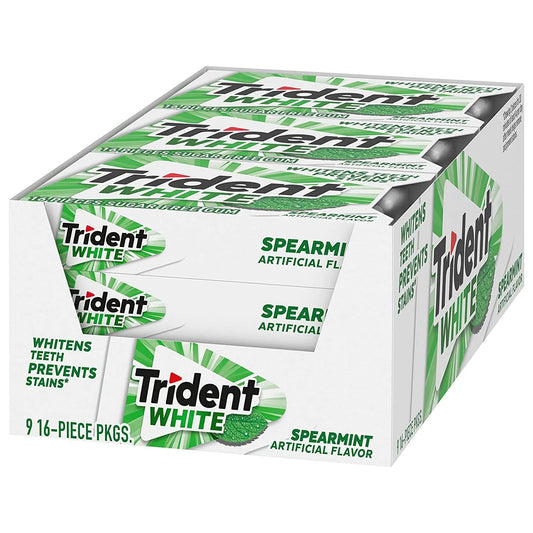 Trident White Spearmint 16 Sticks 9 Count