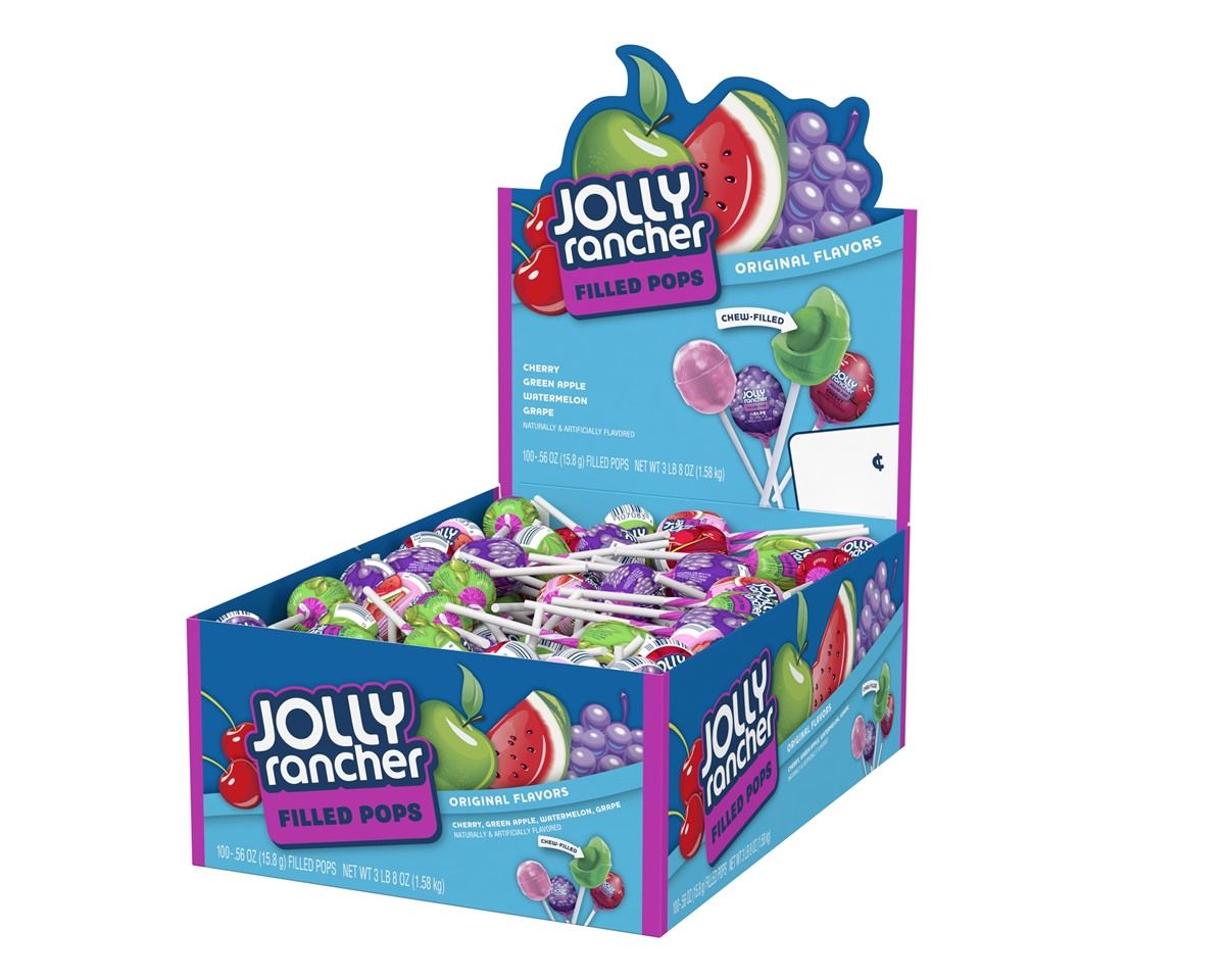 Jolly Rancher Filled Pops 100 Count