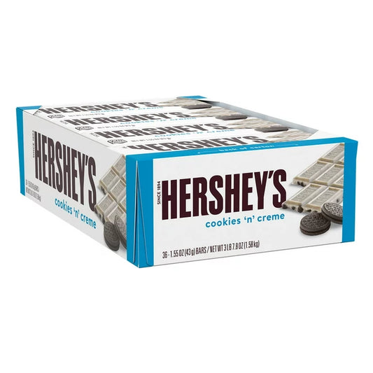 Hershey’s Cookies ‘n’ Creme 1.55oz 36 Count