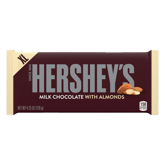 Hershey’s XL Milk Chocolate with Almonds 4.25oz