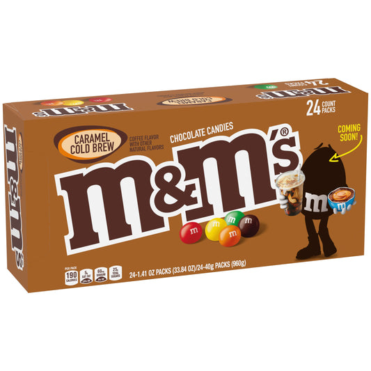 M&M’s Caramel Cold Brew 1.41oz 24 Count