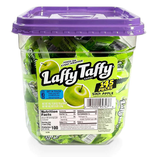 Laffy Taffy Tub Apple 0.34oz 145 Count