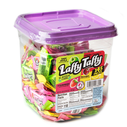 Laffy Taffy Tub Assorted 0.34oz 145 Count