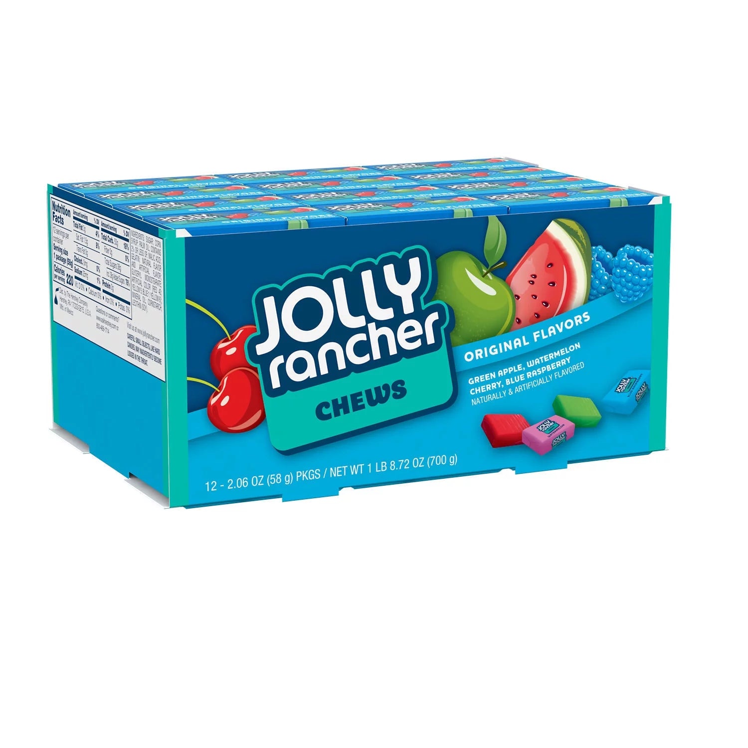 Jolly Rancher Chews Original Flavors 2.06oz 12 Count