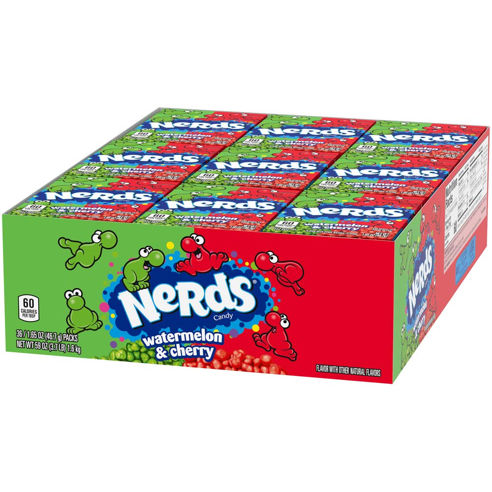 Nerds Watermelon & Cherry 1.65oz 36 Count