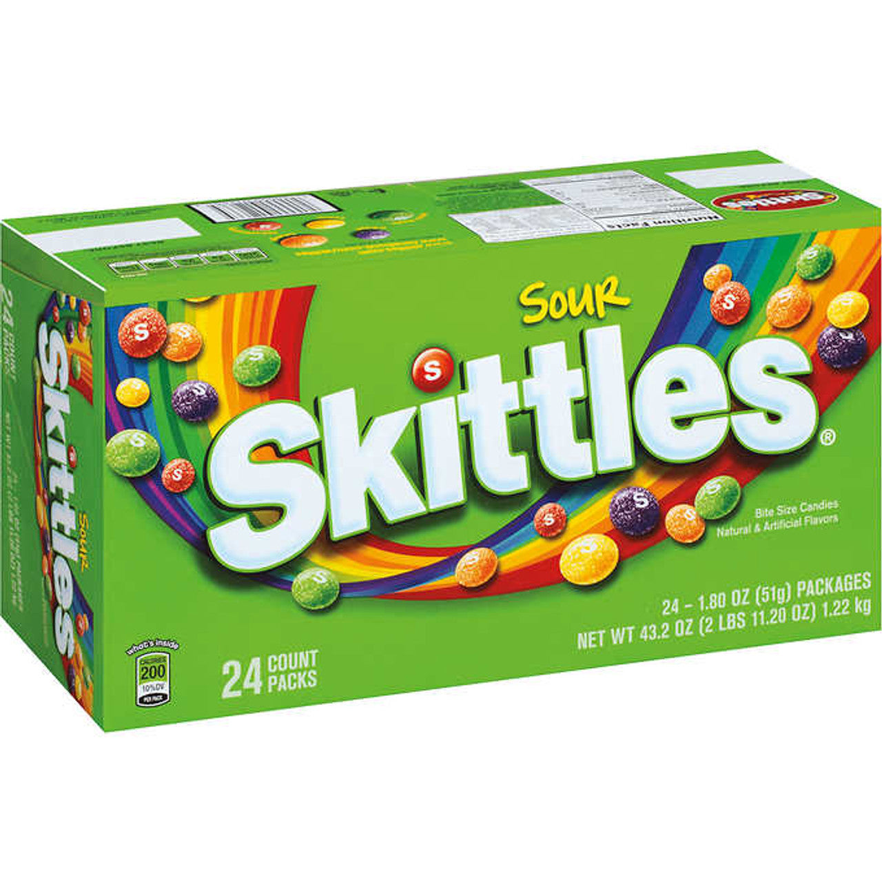 Skittles Sour 1.8oz 24 Count