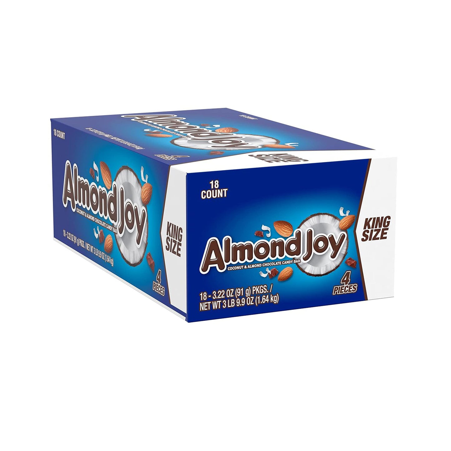 Almond Joy King Size 3.22oz 18 Count