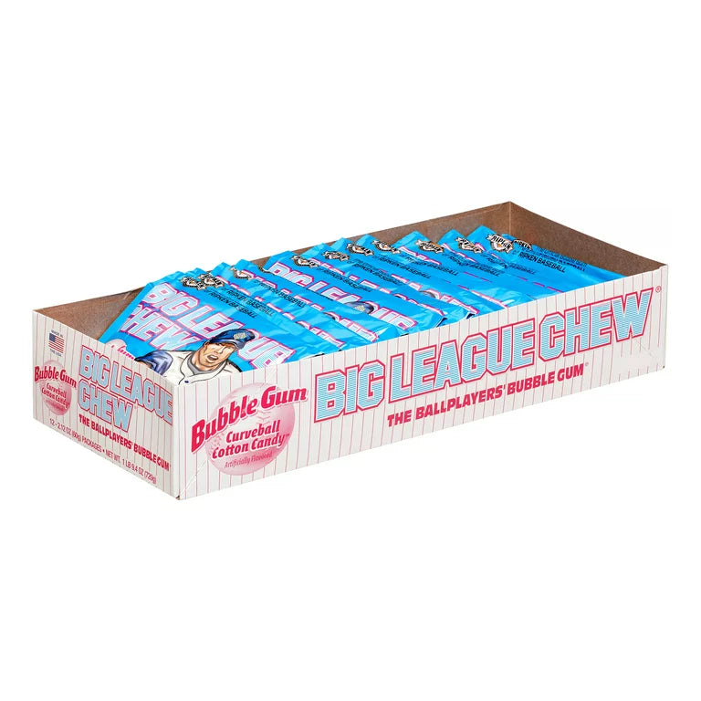 Big League Chew Cotton Candy 2.12oz 12 Count