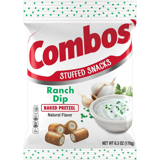 Combos Ranch Dip Pretzel 6.3oz