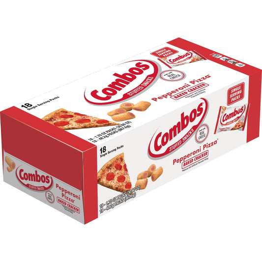 Combos Pepperoni Pizza Cracker 1.8oz 18 Count