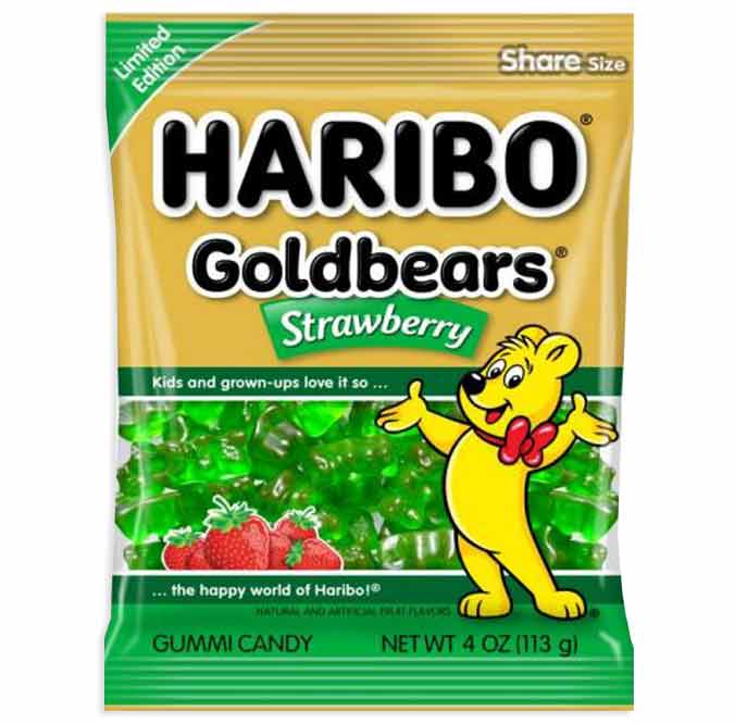 Haribo Goldbears Strawberry 4oz