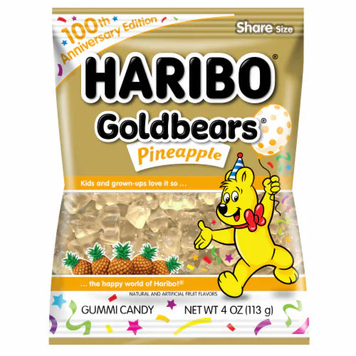 Haribo Goldbears Pineapple 4oz