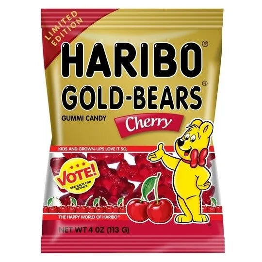 Haribo Goldbears Cherry 4oz