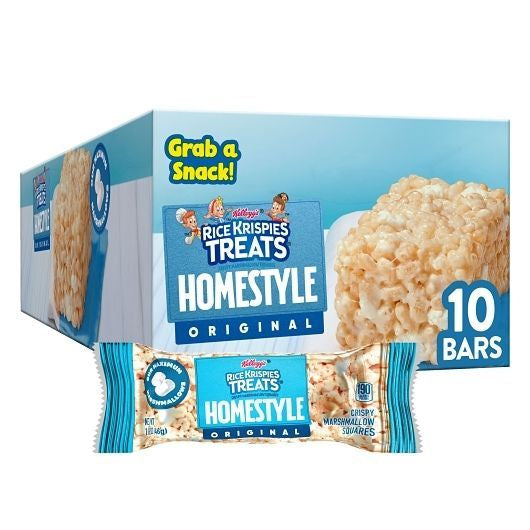 Kellogg’s Rice Krispies Treats Homestyle Original Mega Bar 1.6oz 10 Count