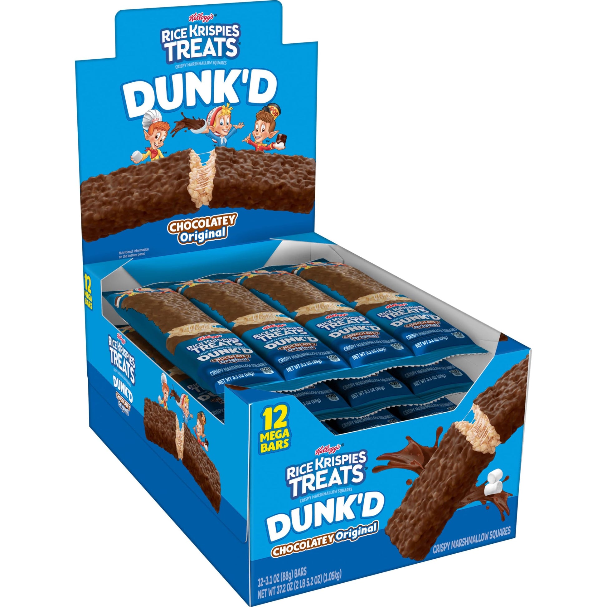 Kellogg’s Rice Krispies Treats Dunk’d Chocolatey Original 3.1oz 12 Count