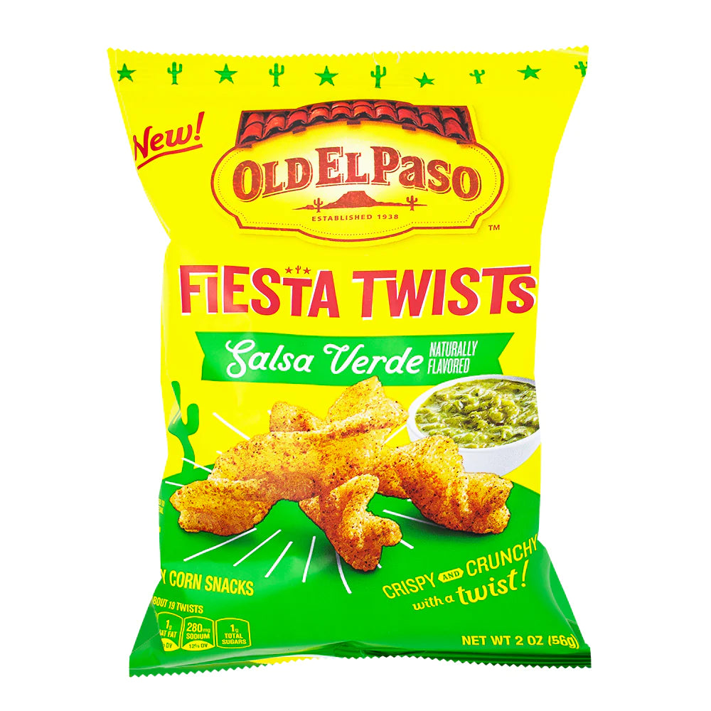 Old El Paso Fiesta Twists Salsa Verde 2oz 6 Count