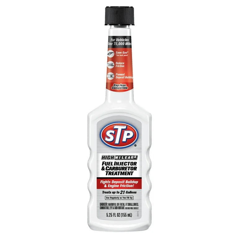 STP High Mileage Fuel Injector & Carburetor Treatment 5.25oz