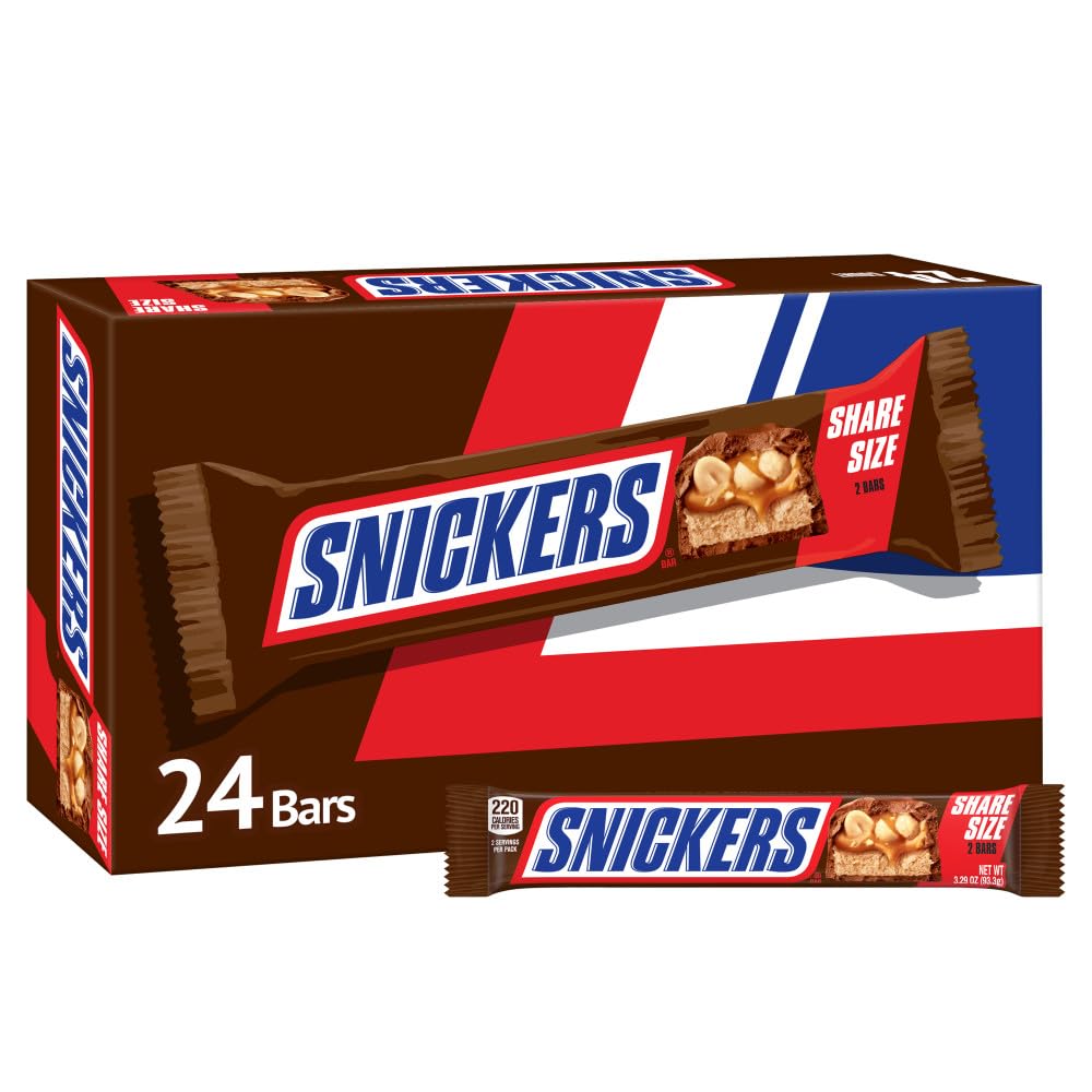 Snickers Share Size 3.29oz 24 Count