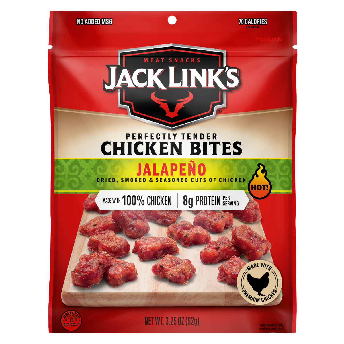 Jack Link’s Chicken Bites Jalapeno 3.25oz