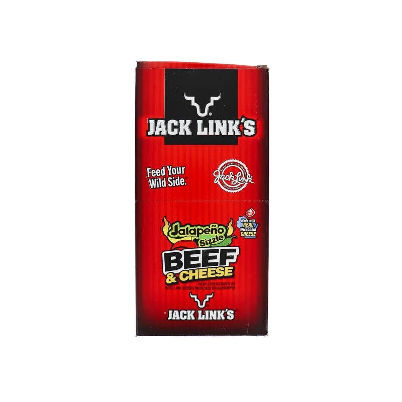 Jack Link’s Jalapeno Sizzle Beef & Cheese 1.2oz 16 Count