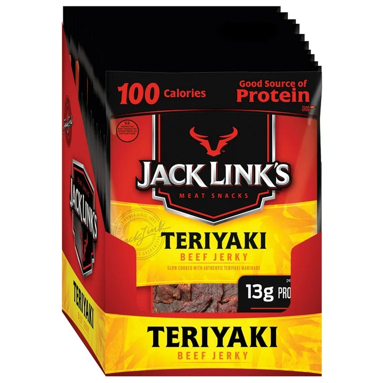 Jack Link’s Beef Jerky Teriyaki 1.25oz 10 Count