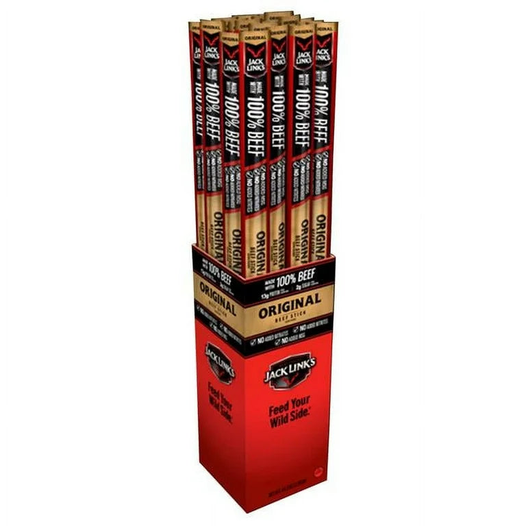 Jack Link’s Beef Stick Original 1.84oz 24 Count