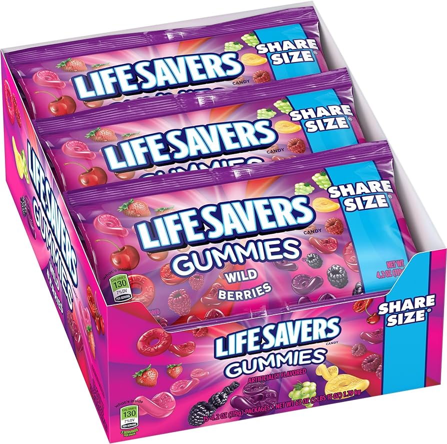 Life Savers Gummies Wild Berries 4.2oz 15 Count