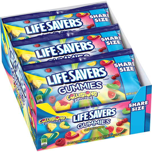 Life Savers Gummies Collisions 4.2oz 15 Count