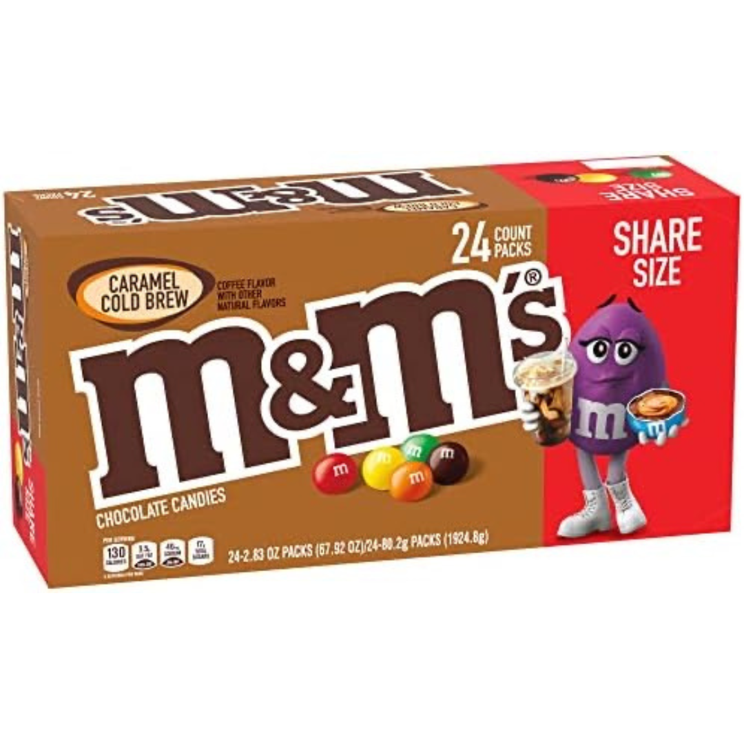 M&M’s Caramel Cold Brew Share Size 2.83oz 24 Count