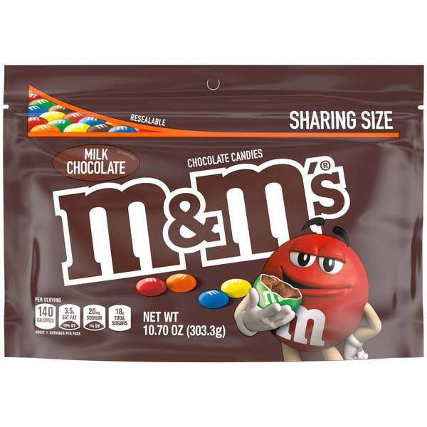 M&M’s Milk Chocolate 10.7oz 12 Count