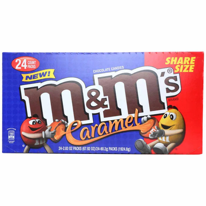 M&M’s Caramel Share Size 2.83oz 24 Count