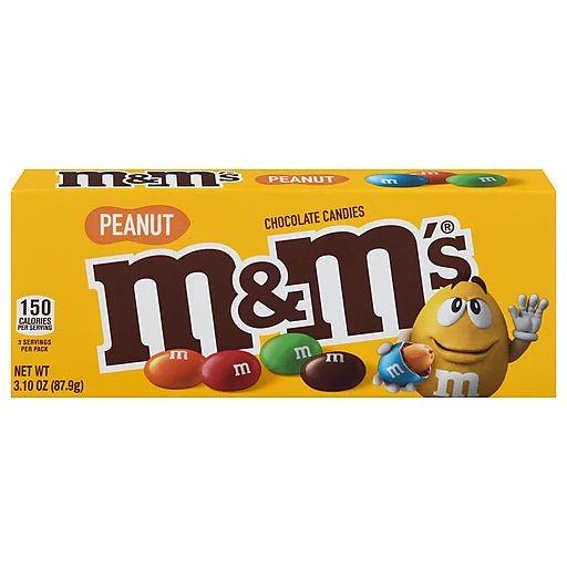 M&M’s Peanut 3.1oz 12 Count