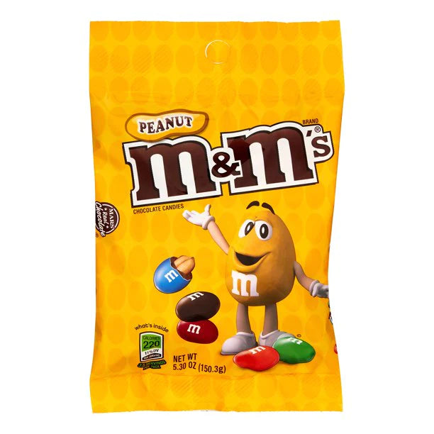 M&M’s Peanut 5.3oz 12 Count