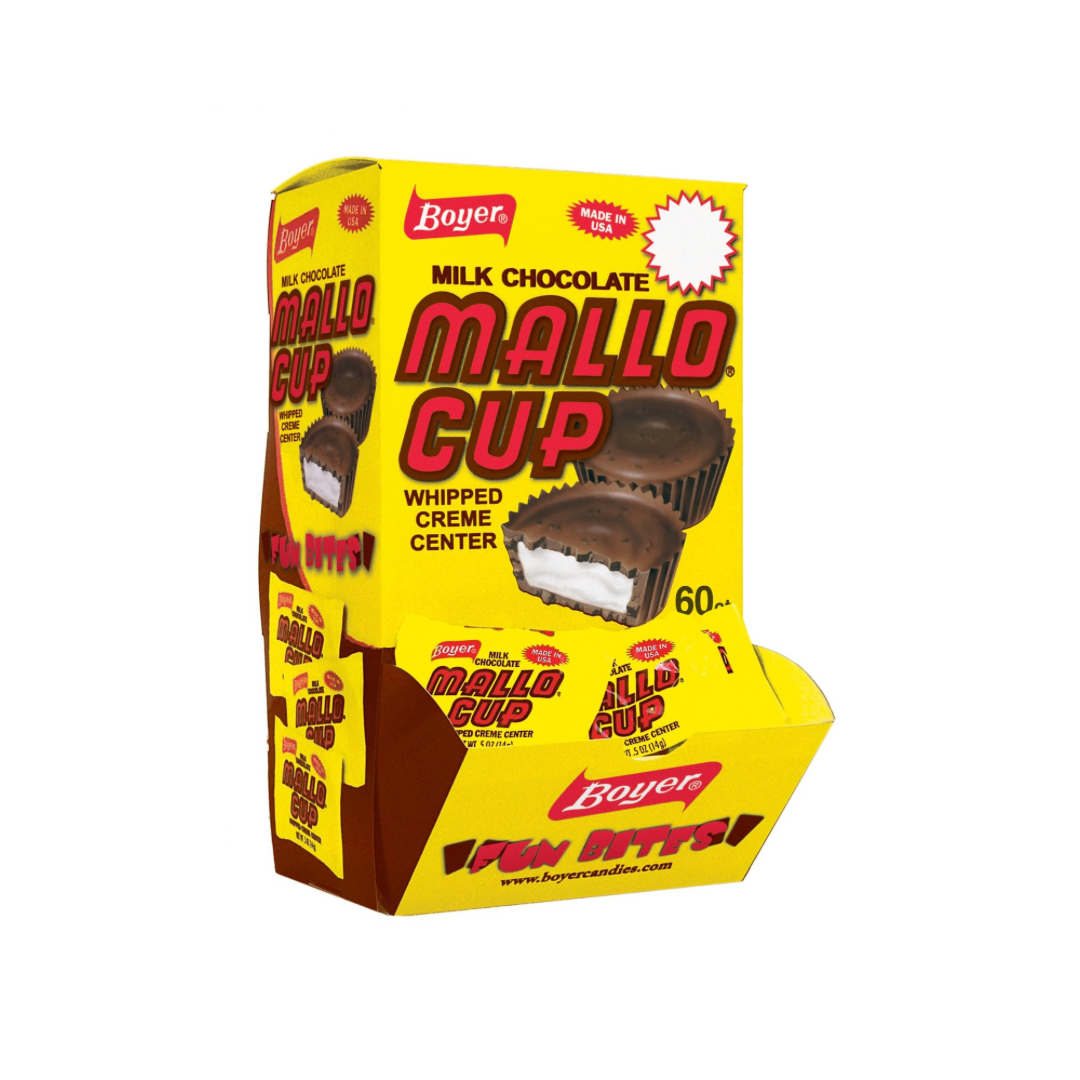 Mallo Cup Milk Chocolate 0.5oz 60 Count