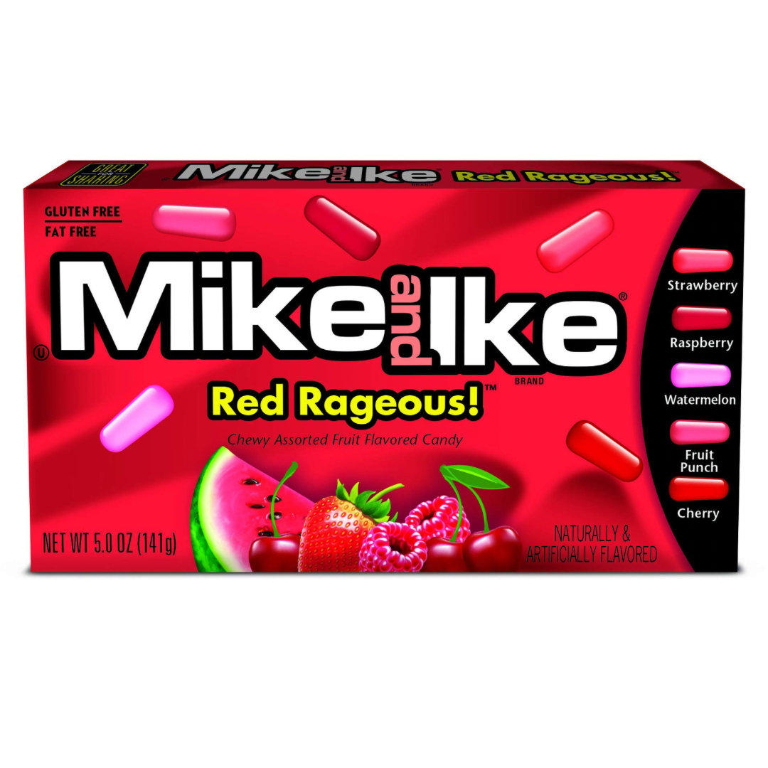 Mike and Ike Red Rageous 5oz 12 Count