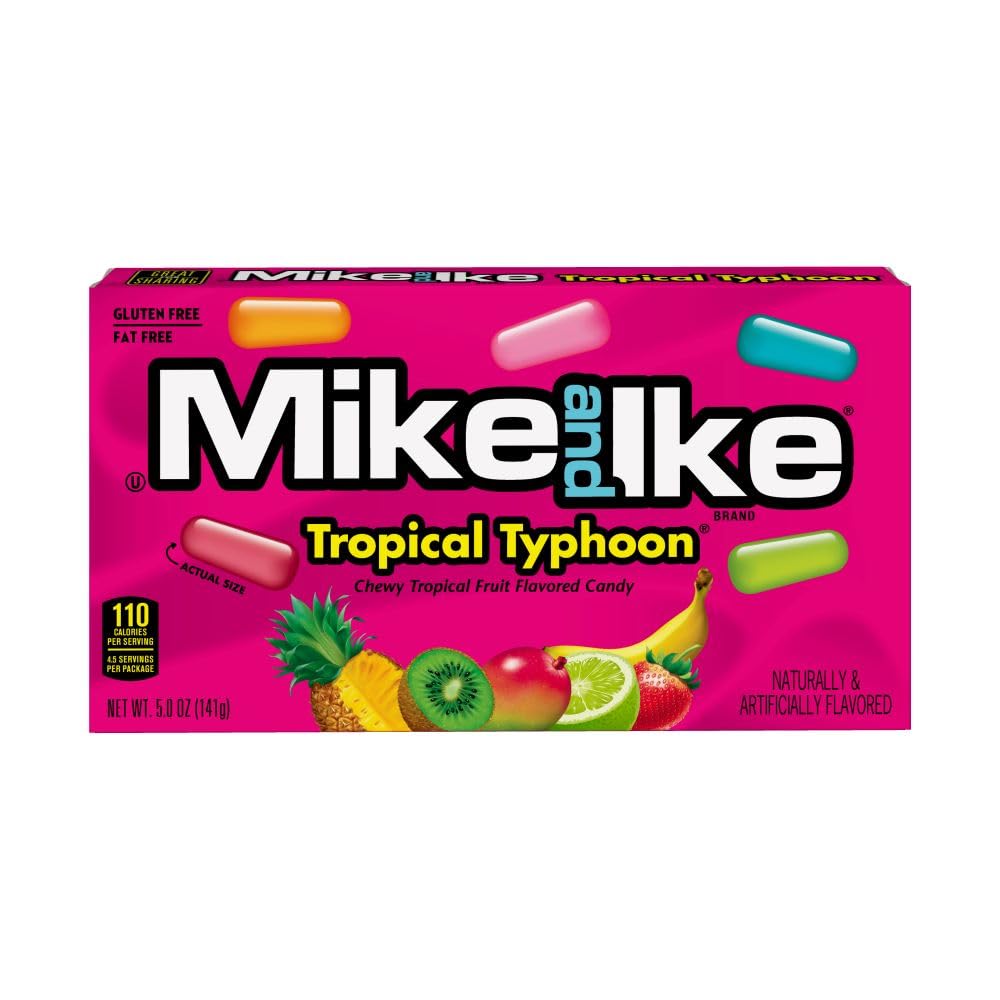 Mike and Ike Tropical Typhoon 5oz 12 Count