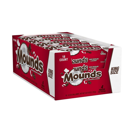 Mounds King Size 3.5oz 18 Count