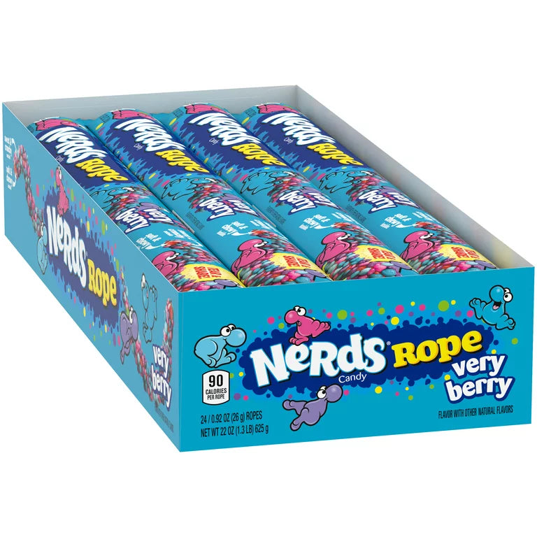 Nerds Rope Very Berry 0.92oz 24 Count