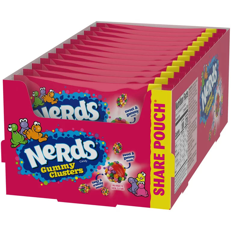 Nerds Gummy Clusters Rainbow 3oz 12 Count