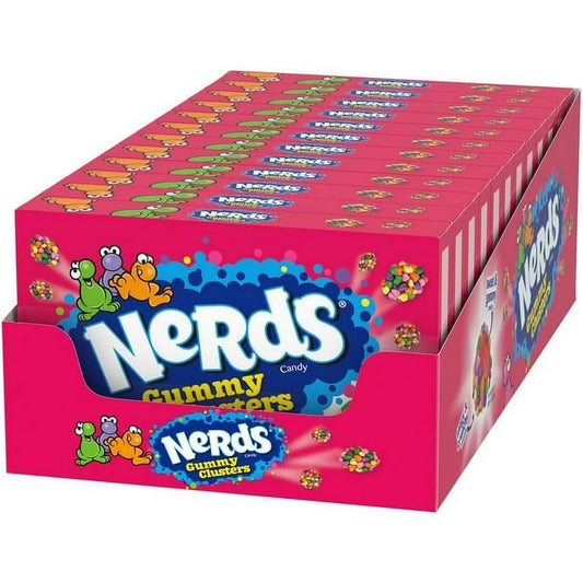 Nerds Gummy Clusters Box Rainbow 3oz 12 Count