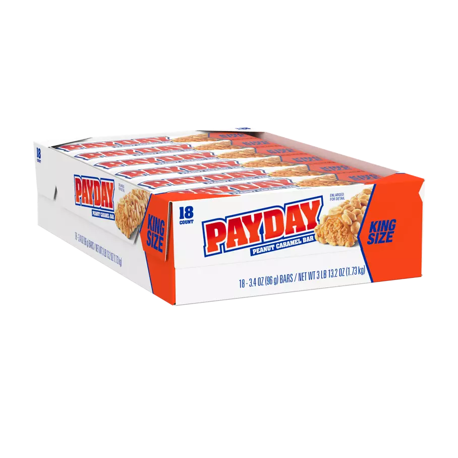 Payday King Size 3.4oz 18 Count