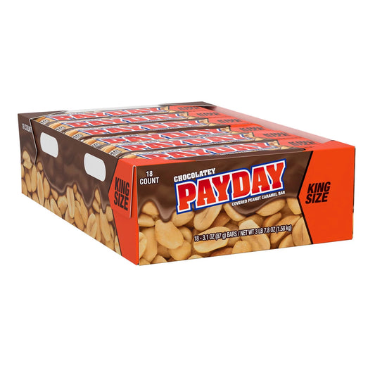 Payday Chocolatey King Size 3.1oz 18 Count