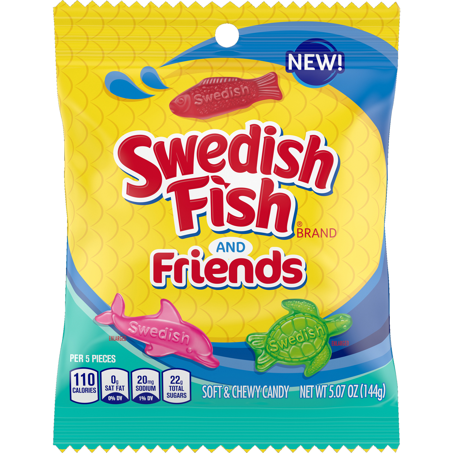 Swedish Fish and Friends 5.07oz